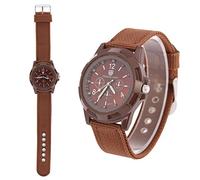 Relojes para Hombre, Reloj de Pulsera Digital Electrónico, para Hombre Reloj de Pulsera Resistente para Mujer de Moda de Nylon Relojes de Pulsera de Moda de Moda Masculina (Brown)