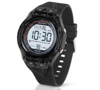 Relojes para Hombre Relojes Digitales Deportivos Relojes Militares Resistentes al Agua con Alarma/Cuenta Atrás/Cronómetro/Luz/Sonería Horaria/Reloj de Pulsera Militar Multifuncional (Negro Blanco)