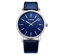 Relojes para Hombres, Moda y sencillez, los números de Puntero Tradicionales Muestran Relojes Casuales Redondos de Cuarzo (LAN)