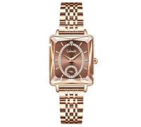 Relojes para mujer, elegante vestido analógico de cuarzo con correa de acero inoxidable, diamantes impermeables elegantes relojes para mujer, S0.6x4.5