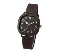Relojes para mujer | Reloj casual con correa de silicona, color sólido, resistente al agua, para cumpleaños, exámenes de trabajo, viajes, madre, adolescente, niña, esposa, negro, Refer to description