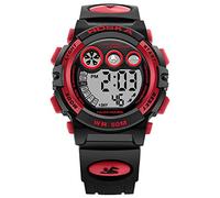 Relojes para niños Niños Niños Chicas Deportes Analógico Digital Impermeable LED Luz Azul Naranja Rosa Rojo Amarillo Relojes de Pulsera Teenage Junior Rubber Silicone Funciones múltiples Reloj