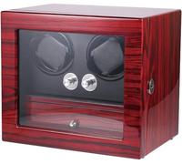 Relojes y Joyas de Madera Ventiladora de Reloj 2 + 5 Motores tranquilos Relojes automáticos Cajas de Almacenamiento 5 Modos de rotación - Hecho a Mano