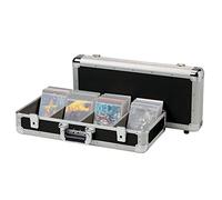 Reloop 305563 100 CD Case - Caja CD profesional, 2 cierres de resorte con llave, Mango agradable al tacto, Negro