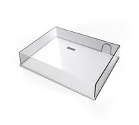 Reloop Abdeckhaube RP-7 - Cubierta protectora con ajuste preciso, Fabricada en plástico resistente y dimensionalmente estable, Protege el tocadiscos de manera fiable contra el polvo, los arañazos y el