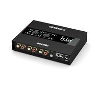 Reloop Flux - Interfaz DVS 6x6 IN/Out USB-C Club-Ready Para Serato DJ Pro, 24 Bits/96 kHz, Compatible Con Giradiscos, CDJs U Otros Reproductores Multimedia, Hub USB-A De 2 Puertos, Moderno