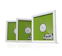 Reloop Glorious Vinyl Frame Set White - 3X Marcos de Cubierta de Vinilo para Discos de 12'', Diseño Interior Elegante Con Tus Discos Favoritos, Blanco