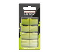 Reloop Knob Cap Set green - revestimiento de goma para un mayor agarre, compatible con muchos mezcladores y controladores de DJ, verde