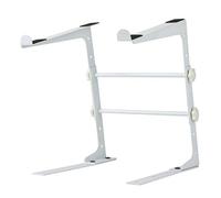 Reloop Laptop Stand LTD. - músicos y productores, tamaños de hasta 17 pulgadas, blanco