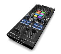 Reloop Mixtour Pro - Controlador de DJ ultraportátil todo en uno de 4 decks para Algoriddim djay Pro