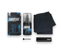 Reloop Premium Vinyl & Stylus Cleaning Set - Set de Limpieza para Vinilos, CD y Agujas, Kit 4 en 1 con Spray 200ml, Cepillo de Fibra de Carbono, Cepillo para Aguja y Paño de Microfibra