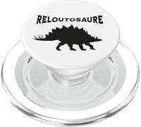 Reloutosaure Humor - Dinosaurio Amusant Jeu de Mots Design PopSockets PopGrip para MagSafe