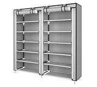 RELOVE Armario para Zapatos, Zapatillas, estantes para Zapatos, Impermeable, 7 Capas, para 36 Pares de Zapatos, Armario de Tela, Almacenamiento de Zapatos con Funda