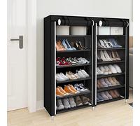 RELOVE Armario para Zapatos, Zapatillas, estantes para Zapatos, Impermeable, 7 Capas, para 36 Pares de Zapatos, Armario de Tela, Almacenamiento de Zapatos con Funda