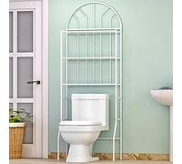 Relove - Estantería de baño, mueble de almacenamiento con 3 estantes sobre el inodoro