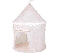 Relsy Kids Play Tent - Indoor/Outdoor Childs Playhouse Blush Cream Terrazzo Style, 135 cm x 100 cm, Beige Kids Tent, Play Den Ball Pit Garden Toys for Toddler Unisex Children Age 3+