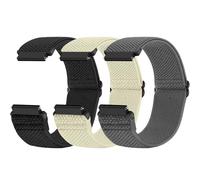 Relting Compatible con correas de reloj de 16 mm, 18 mm, 19 mm, 20 mm, 22 mm, correa de repuesto de liberación rápida, correas elásticas ajustables de nailon elástico para hombres y mujeres