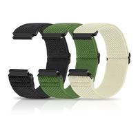 Relting Compatible con correas de reloj de 16 mm, 18 mm, 19 mm, 20 mm, 22 mm, correa de repuesto de liberación rápida, correas elásticas ajustables de nailon elástico para hombres y mujeres