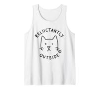 Reluctantly Outside Cat Camiseta sin Mangas