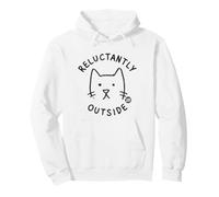 Reluctantly Outside Cat Sudadera con Capucha
