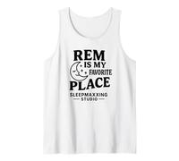 REM es mi Lugar Favorito Sleepmaxxing Design Camiseta sin Mangas