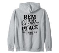REM es mi Lugar Favorito Sleepmaxxing Design Sudadera con Capucha