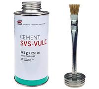 Rema Adhesivo para vulcanización, 175 g, para reparación de neumáticos y cubiertas, fabricado en Alemania, rápida adhesión, resistente al efecto húmedo, con pincel, resistente a temperaturas de -30 ºC a +120 ºC