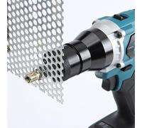 Remachadora eléctrica automática con batería de litio, incluye juego de pistola de tuerca de remache con piezas de nariz para aplicaciones M3-M12