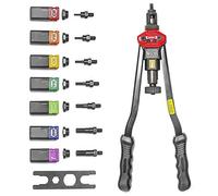 Remachadora manual BT607, pistola remachadora, herramientas para remachar con sistema de ajuste a tuerca, de 440 mm, M3, M4, M5,M6,M8, M10, M12