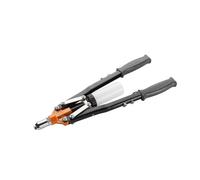 Remachadora manual de 2 manos, alta resistencia, diseño ergonómico, adecuada para fijar piezas metálicas y reparaciones en proyectos variados.
