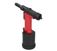 Remachadora neumática, 11800N fuerza de tracción, remachadora de aire con junta universal e inyección de aceite superior, carrera de 20 mm para placas de metal, tuberías, armarios
