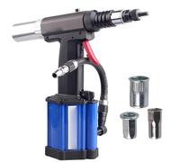 Remachadora neumática, herramienta hidráulica neumática de alta resistencia for tuercas remachables, con 5 tipos de boquillas, herramientas mecánicas, construcción, mejoras for el hogar