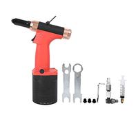 Remachadora neumática industrial KP - 7081, 2,4-4,8 mm, carrera 20 mm - fuerza 18 KN, con conector giratorio, ideal para chasis y tuberías en automoción y decoración