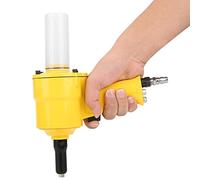 Remachadora Neumática KP-705P Pistola Remachadora Accionada por Aire con Empuñadura de Pistola con 2,4/3,2/4,0/4,8 Mm, Herramienta de Remachado de Alta Eficiencia para Clavos de