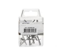 remache - blister de 10 uds de remaches de aluminio, tamaño 48x16 mm, ideal para unir materiales ligeros y proporcionar resistencia.