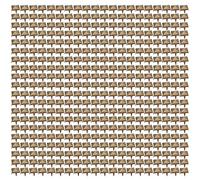 Remache Cuadrado de 400 Uds., 4mm/5mm/6mm/7mm, 4 Puntas de Latón con Cabeza de Clavo, Remaches Punk para Manualidades en Cuero, Ropa, Cinturón, Bolsa, Zapatos, Joyería(4mm-Bronce)