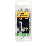 Remache de aluminio Stanley 1-PAA58T, 4 mm x 12,7 cm, caja de 15 piezas