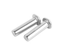 Remache de cabeza redonda M2M2.5 M3 M4 M5 M6 M8 A2-70 304 Acero inoxidable sólido autoenchufable 5/10/20/30/50/100 Uds(M6-10pcs,10mm)