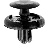 Remache de plástico en bolsa para cárter de ala/parabanos, 7 mm punzonado, 1,2 a 4 mm F1, juego de 6