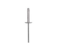 Remache - remache de aluminio con ala ancha, 4,8 x 14 mm, caja de 250 unidades, ideal para uniones en aplicaciones de ferretería.