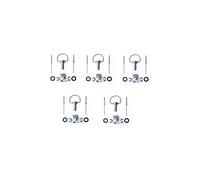 Remache tipo B de 17 mm, universal, de liberación rápida, con anillo en D, de 14 mm/17 mm, para Honda,