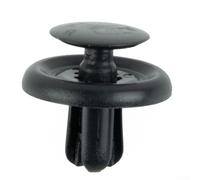 Remaches a presión para clips de moldura de coche, 100 piezas de sujetadores de retención de panel de puerta, compatibles con accesorios interiores de automóviles, juego de remaches de plástico negro