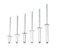 Remaches ciegos de aluminio de 10 a 50 Uds. M2.4 M3 M3.2 M4 M4.8 M5 M6 remaches Pop de cabeza de cúpula for remaches de escape de mandril de acero de hoja de aluminio(M3.2 50pcs,25mm)