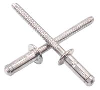 Remaches ciegos de aluminio, Remaches Ciegos Acero Inoxidable 3.2-4.8x6.5-25mm 30/50uds(50pcs,4x14 mm)