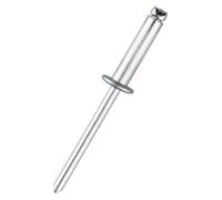 Remaches ciegos de aluminio, Remaches ciegos con cabeza de cúpula acero al carbono, diámetro 3,0-6,4mm, longitudes múltiples, 30/50 Uds(4.8x16 Mm,50Pcs)