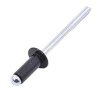 Remaches ciegos de aluminio, Remaches Ciegos de Aluminio Cabeza Domo Negro 2.4-4.8mm x 6-20mm 30/50 piezas(4x10 Mm,30Pcs)