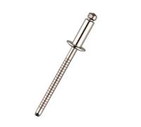 Remaches ciegos de aluminio, Remaches ciegos de cabeza cúpula acero inoxidable 304, varios tamaños, 2,4-6,4mm, 5/20/30/50 Uds(3.2x10mm 50pcs)