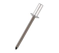 Remaches ciegos de aluminio, Remaches ciegos de extremo cerrado aluminio con cabeza abovedada 30/50 piezas varios tamaños(50pcs,4.8x25mm)