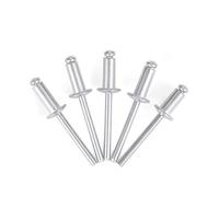 Remaches ciegos de cabeza abovedada aluminio Remache autotapizante de aluminio 5/50 M2, 4 M3, 2 M4 M5 M6 con núcleo hueco, redondo y abierto, gotero ciego(20Pcs M5,9mm)