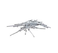 Remaches ciegos de cabeza abovedada aluminio Remache autotapizante de aluminio 5/50 piezas M2 M3M4 M5 M6 con núcleo hueco y apertura rápida, gotero ciego(50Pcs M3,12mm)